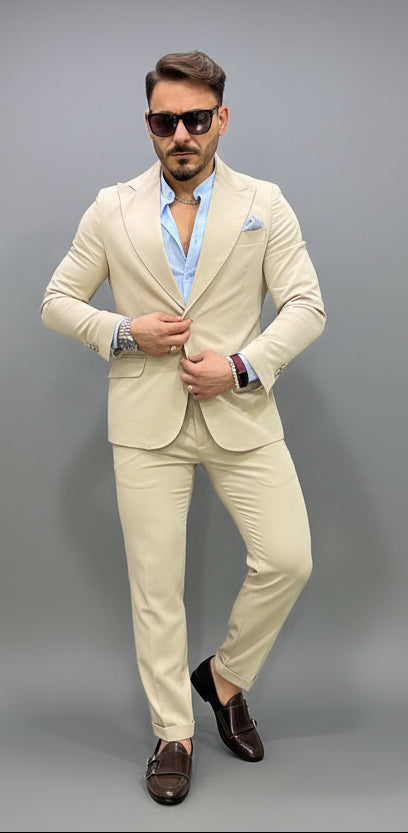 Abito monopetto bottoni gioiello THE BROTHERS