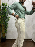 Pantalone Bustino Regolabile in Lino KSLAB