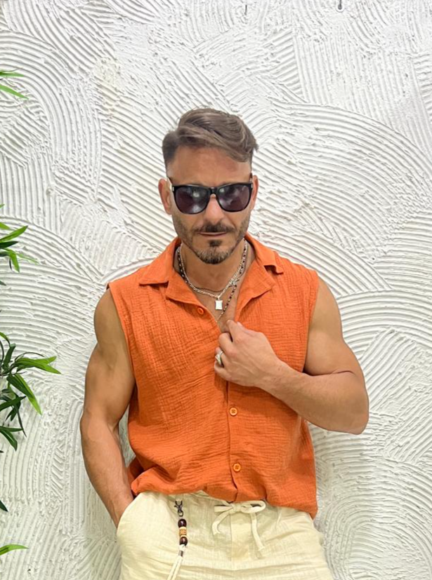 Camicia Smanicata FEAR OF LOVE