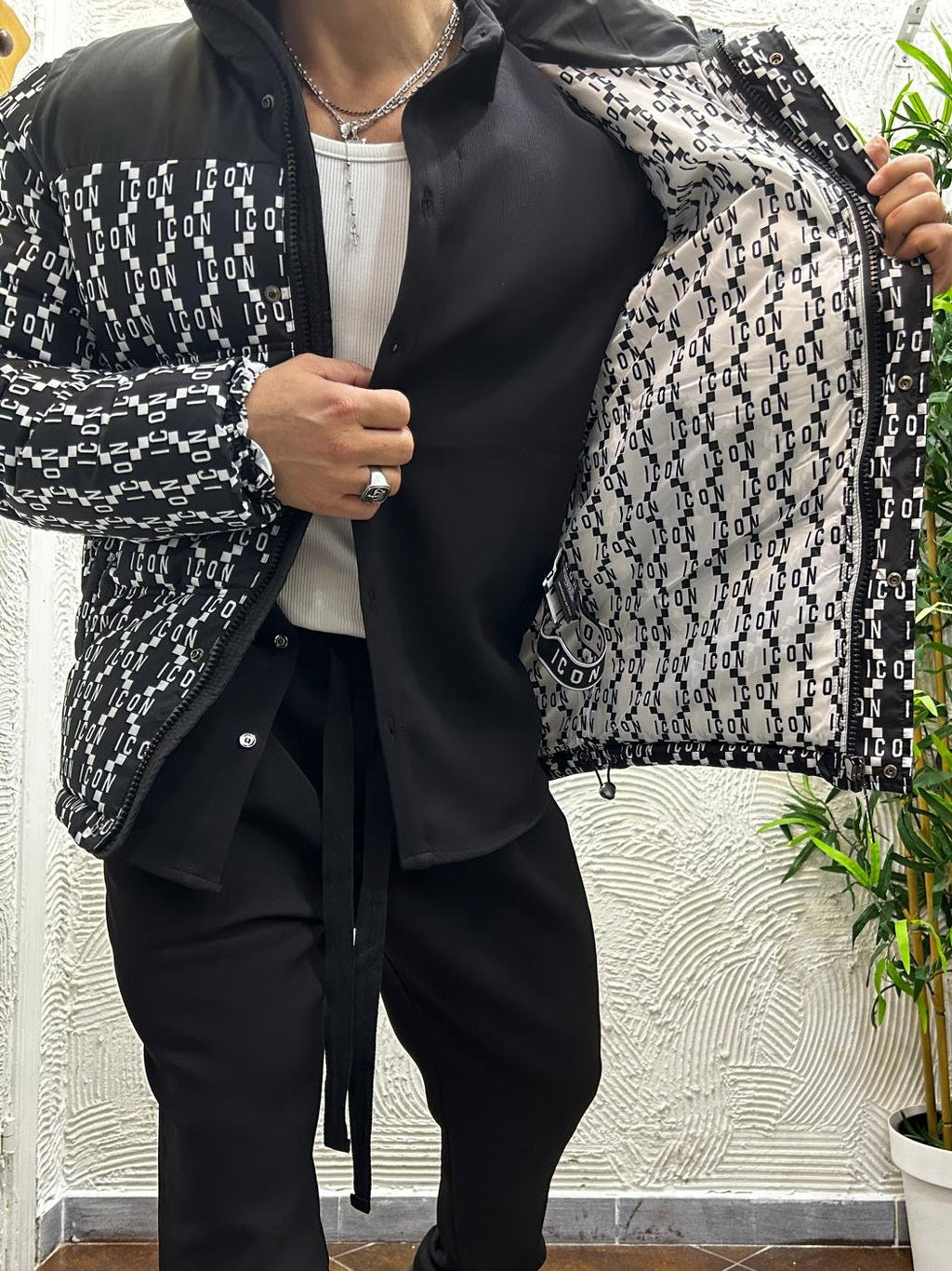 Giubbino mod.Bomber multilogo Logo ICON