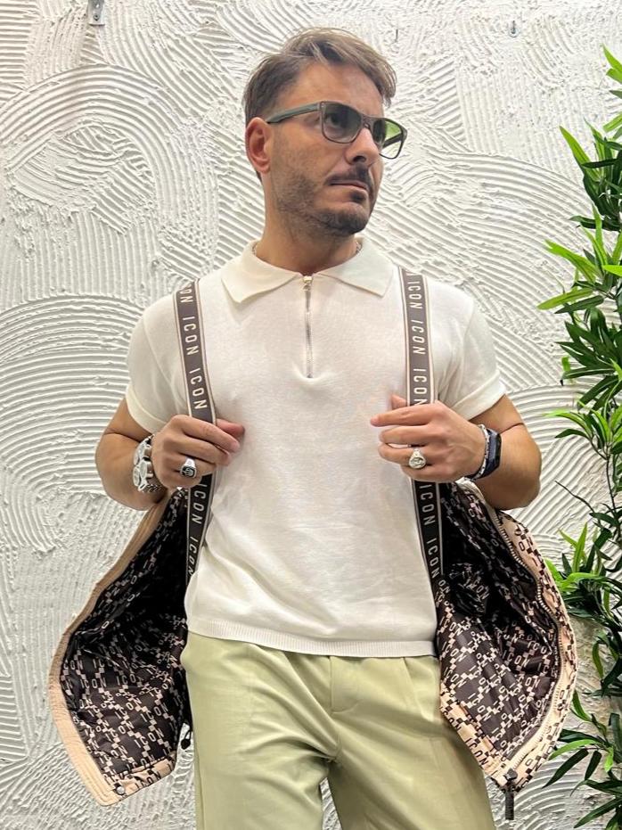 Giubbino mod.Bomber multilogo Logo ICON