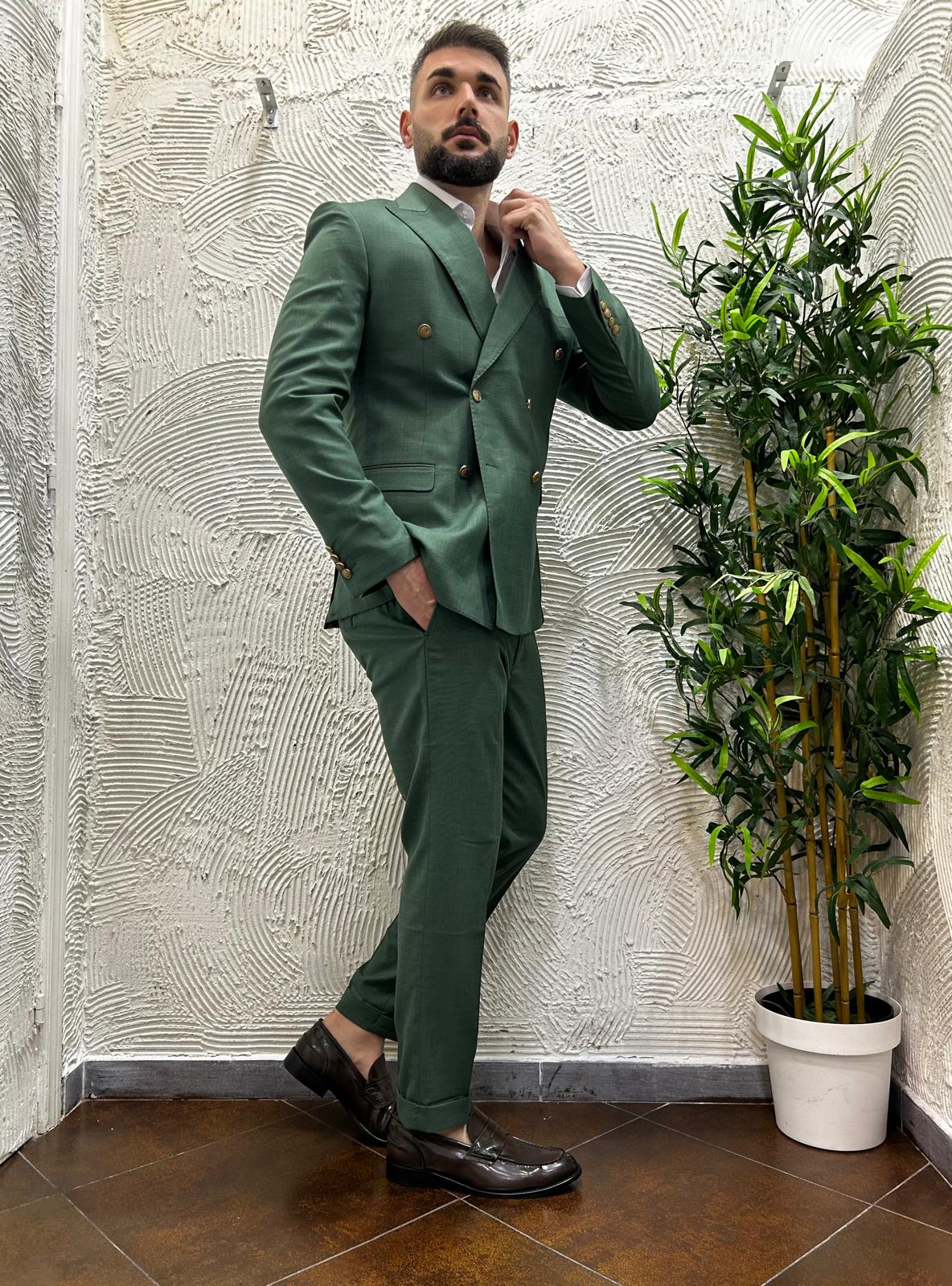 Abito DoppioPetto Bottoni Gold Luxury Collection✨