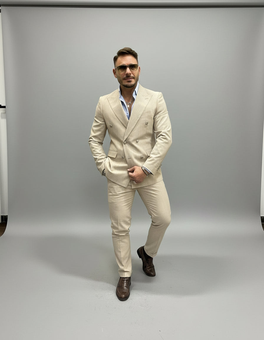 Abito DoppioPetto gessato ✨LuxuryCollection