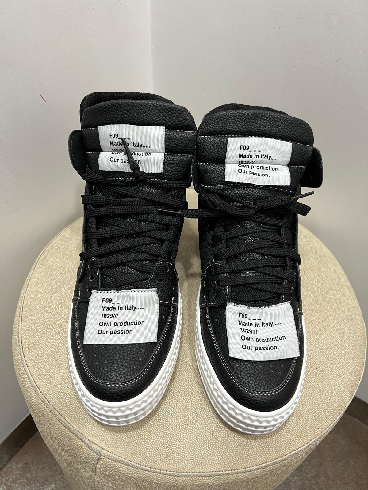 Sneakers F09 -mod. 0F* WH*TE alta