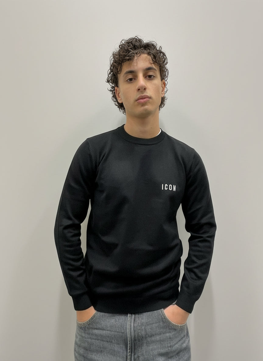 Maglioncino Logo Ricamato ICON