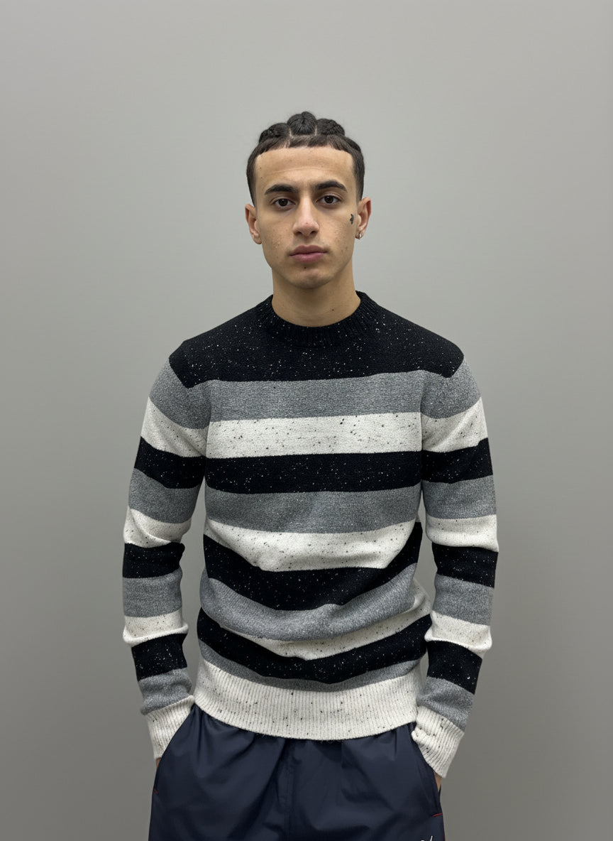 Maglioncino fasce trama Sale e Pepe