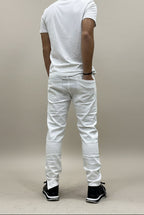 Jeans Biker White KSlab