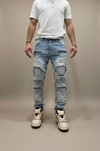 Jeans Biker Distressed kslab