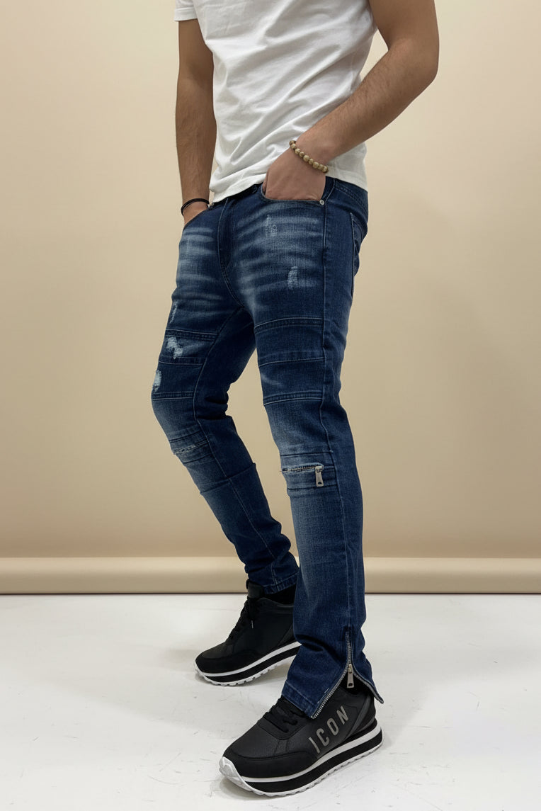 Jeans Biker MidNight Kslab