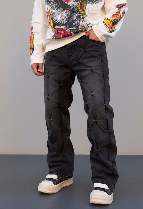 Jeans FlareFit Plissè Kslab