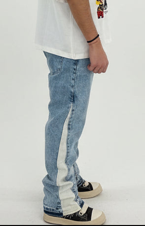 Jeans Flare Fit Contrast Kslab