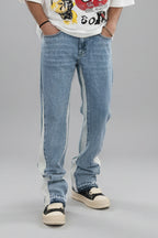 Jeans Flare Fit Contrast Kslab