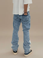 Jeans Flare Fit Contrast Kslab