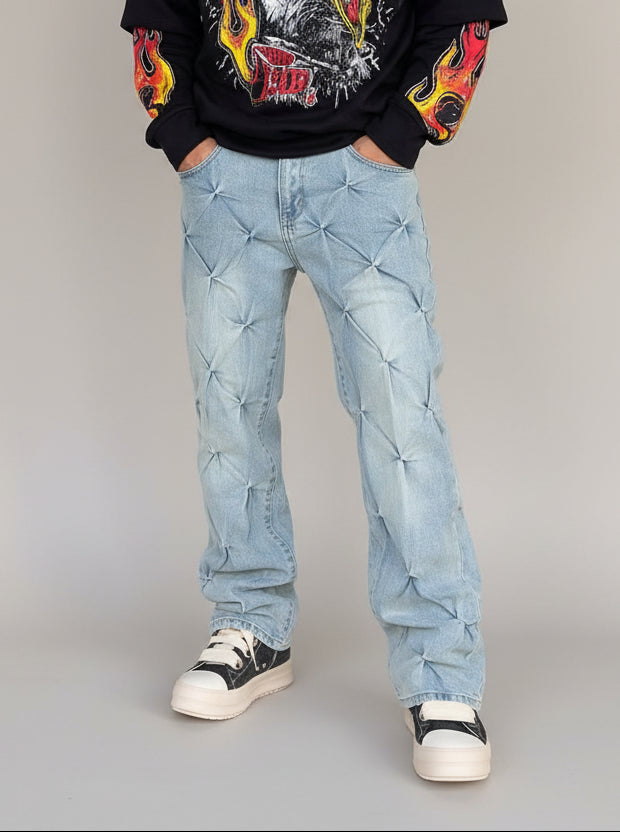 Jeans FlareFit Plissè Kslab