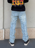 Jeans FlareFit Plissè Kslab