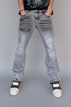 Jeans Flare Fit Grey KSLAB