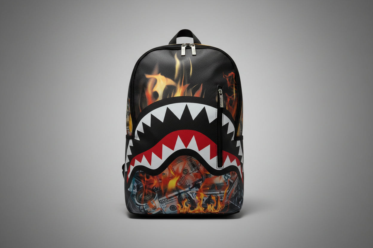 Zaino Mod. SprayGr**nd Money on Fire