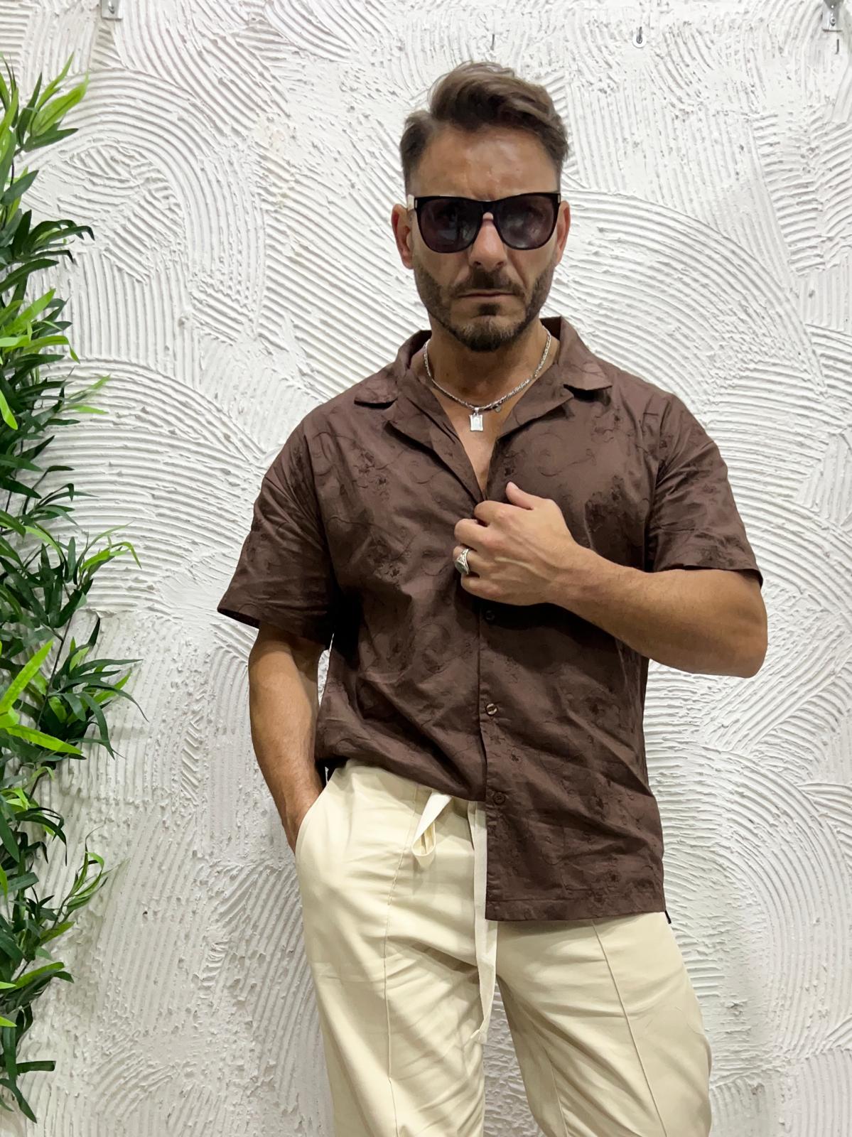 Camicia ricamo Kslab