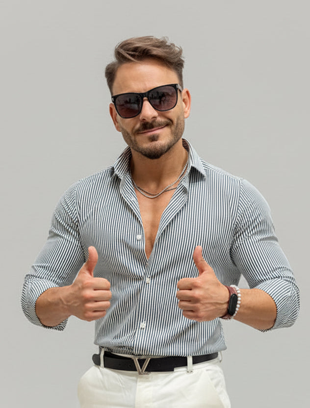 Camicia Rigata KSLAB