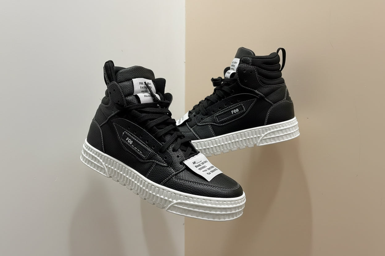 Sneakers F09 -mod. 0F* WH*TE alta