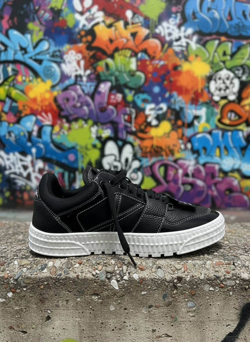 SNEAKERS F09 mod. OF*-WH*TE bassa