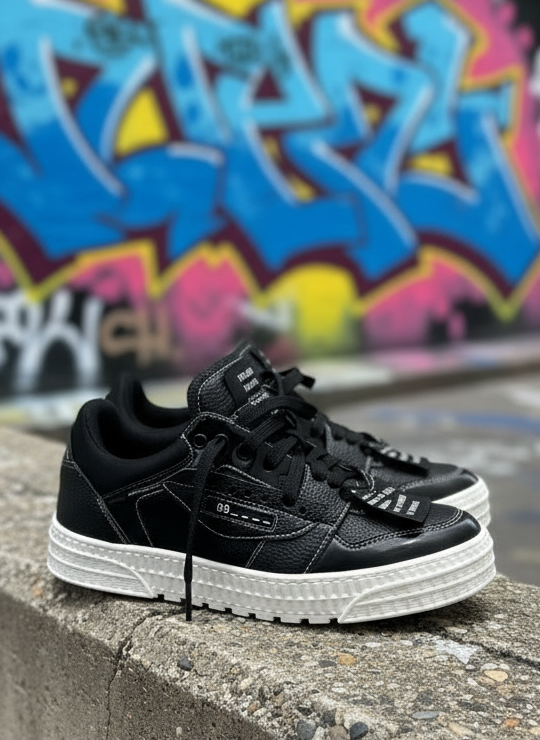 SNEAKERS F09 mod. OF*-WH*TE bassa