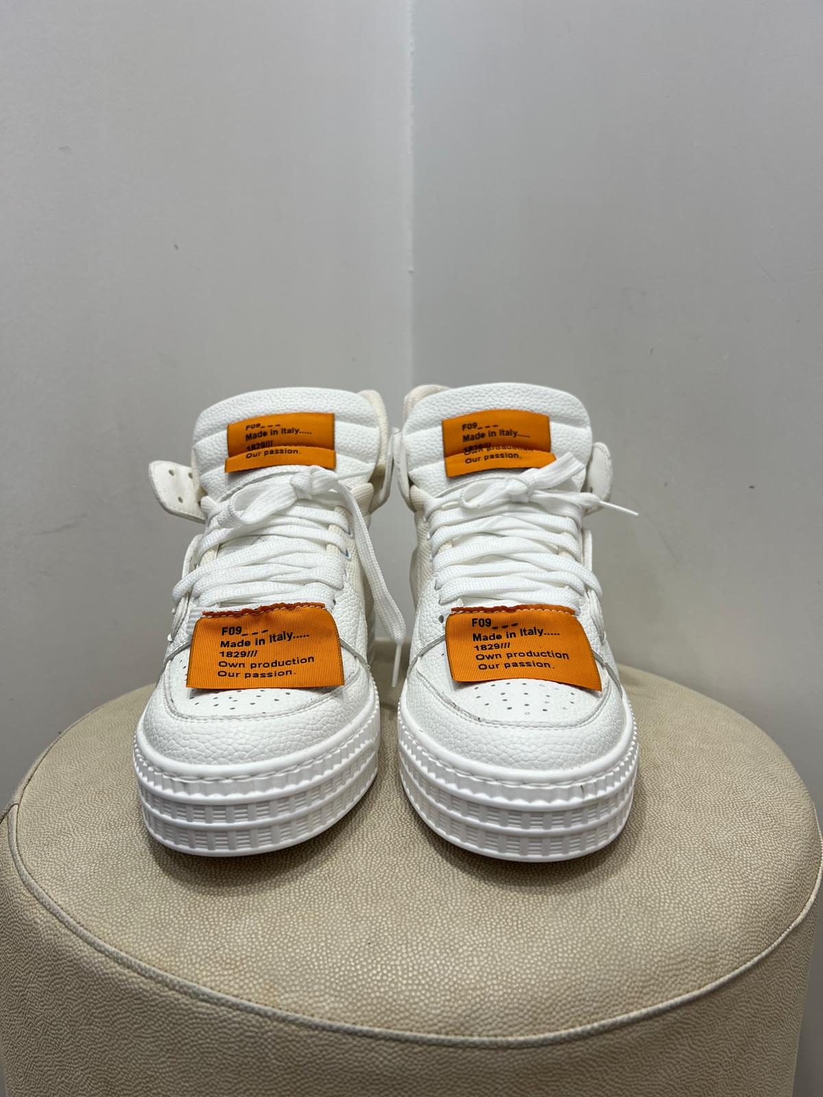 Sneakers F09 -mod. 0F* WH*TE alta