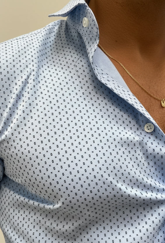 Camicia fantasia cravatta telamira