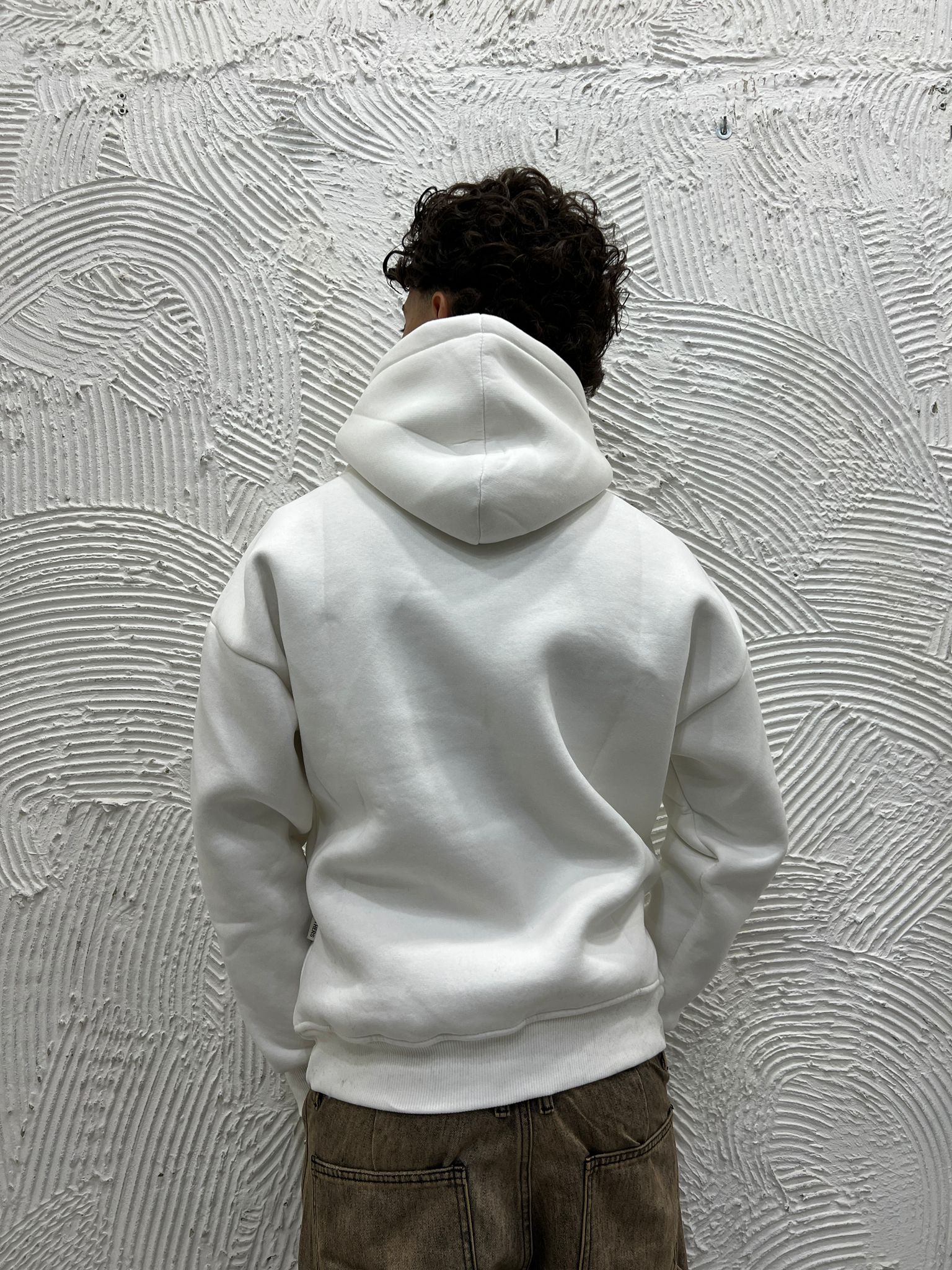 Felpa BoxyFit Cappuccio