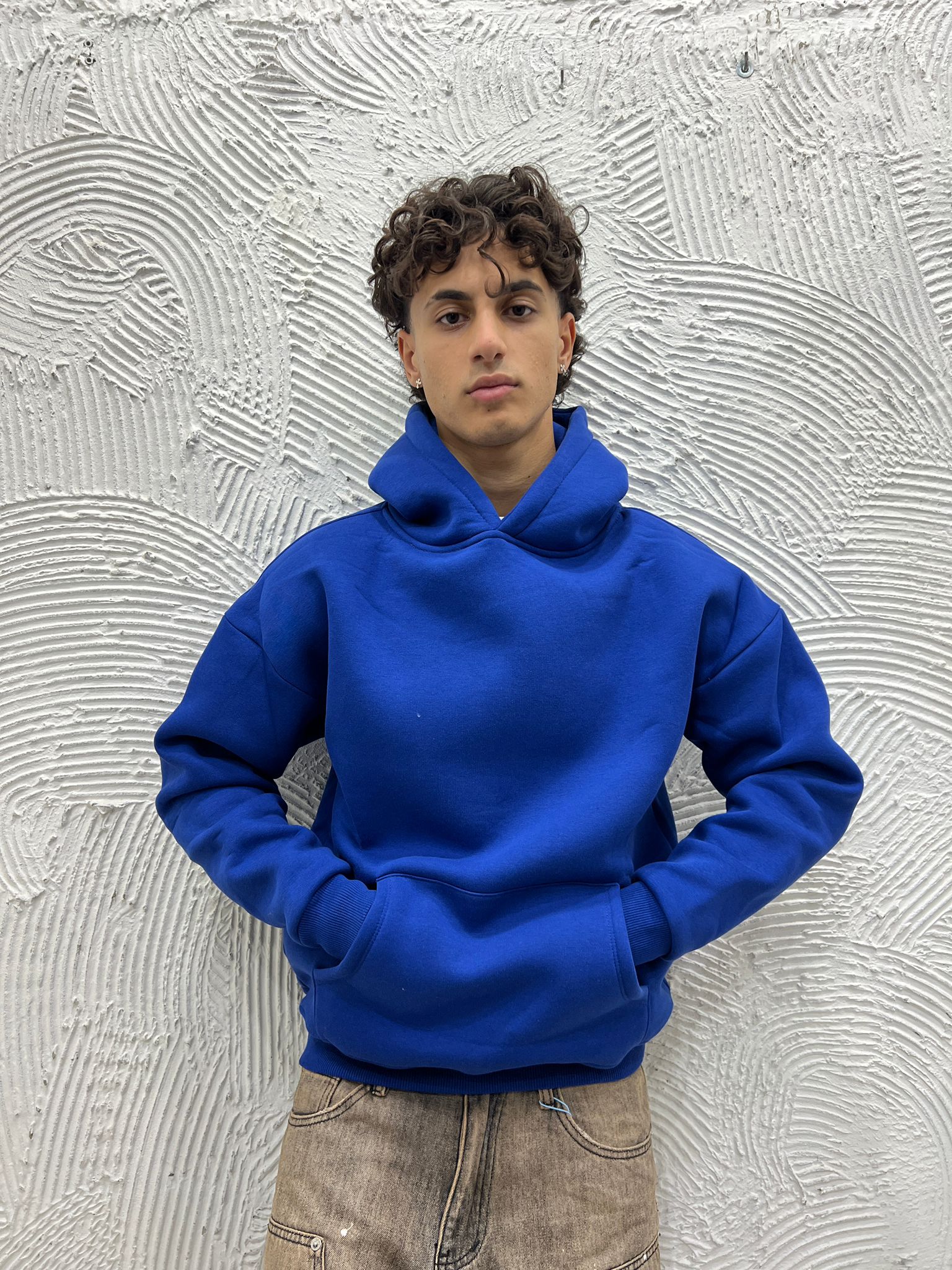 Felpa BoxyFit Cappuccio