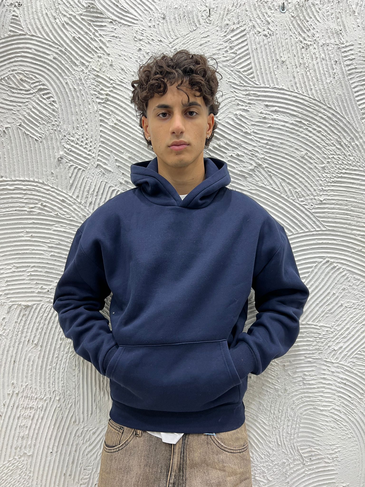 Felpa BoxyFit Cappuccio