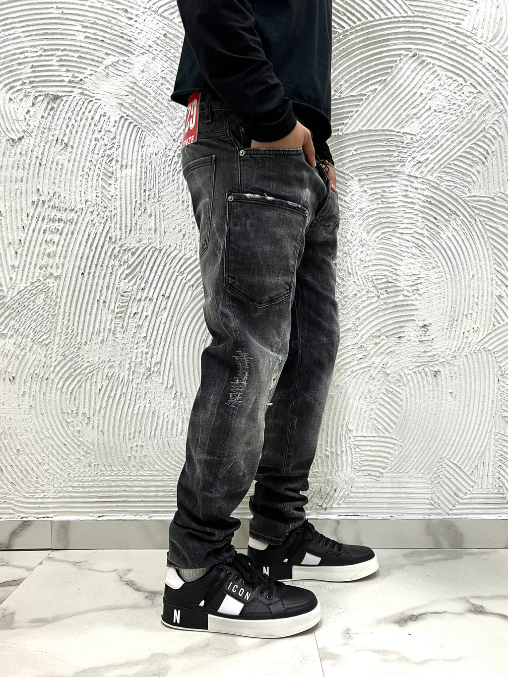 JEANS G2FIRENZE THREE POCKET BLACK