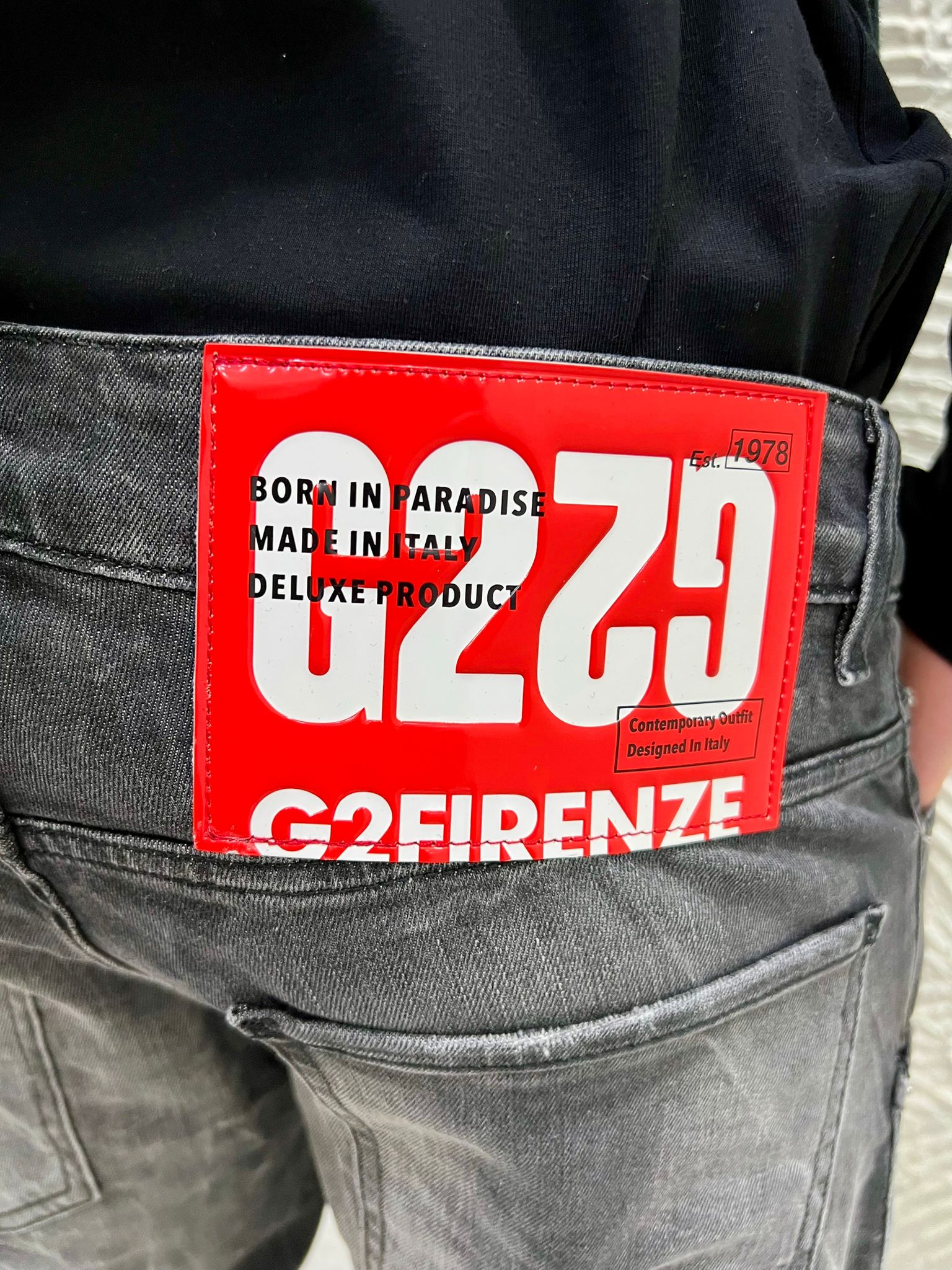 JEANS G2FIRENZE THREE POCKET BLACK