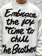 Maglioncino "Embrace The Joy"