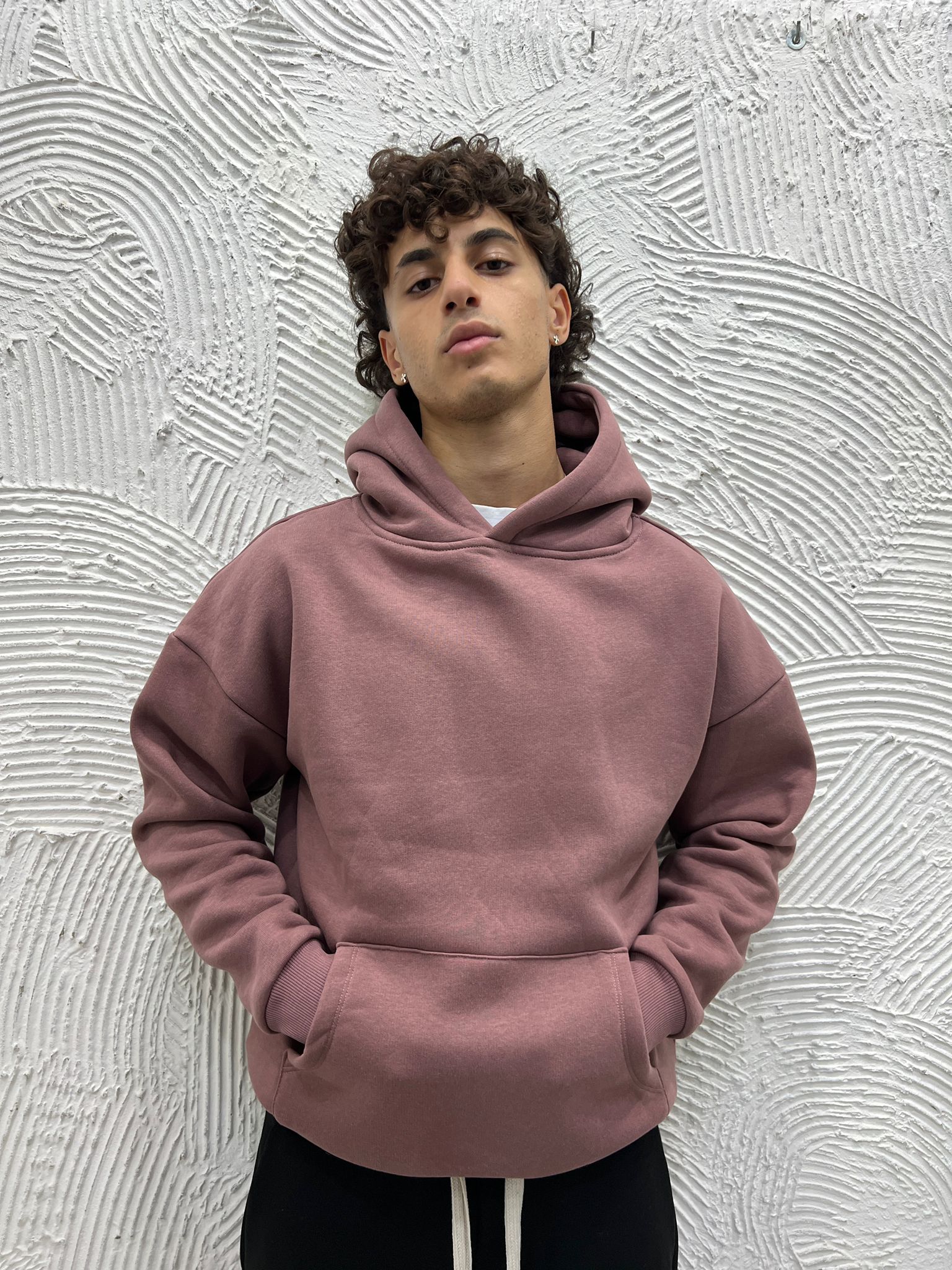 Felpa BoxyFit Cappuccio