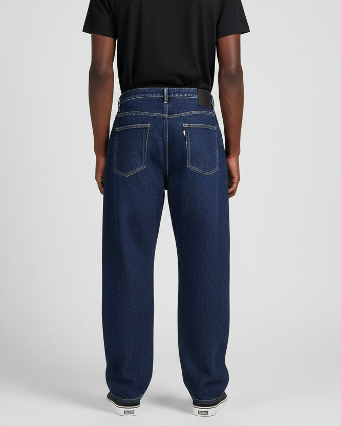 DENIM STRASS PERLATO DARK BLUE