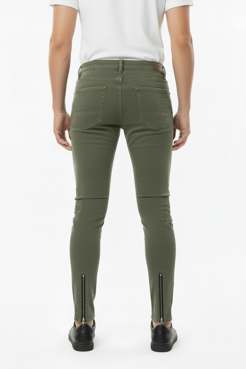 Jeans Zip RetroCaviglia Kslab
