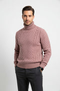 Maglione Collo Alto Intrecciato kslab
