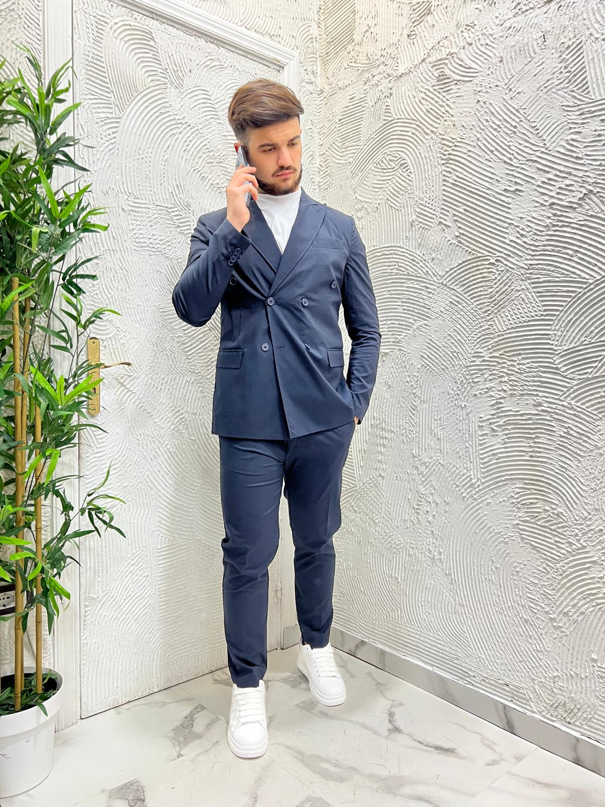 Abito doppiopetto cotone lavato LuxuryCollection ✨