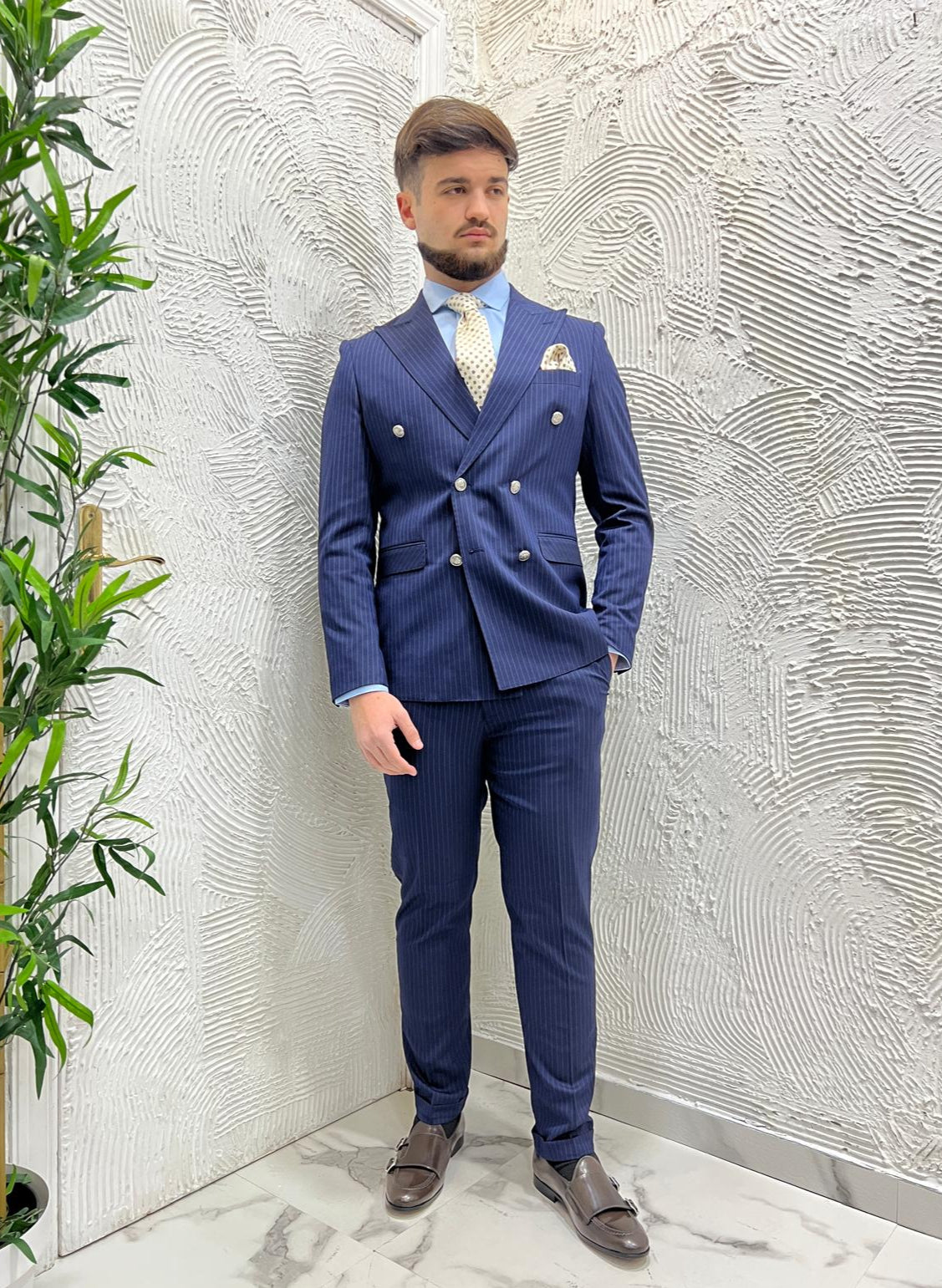 Abito DoppioPetto gessato ✨LuxuryCollection