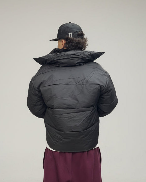 PUFFER abbottonatura montone