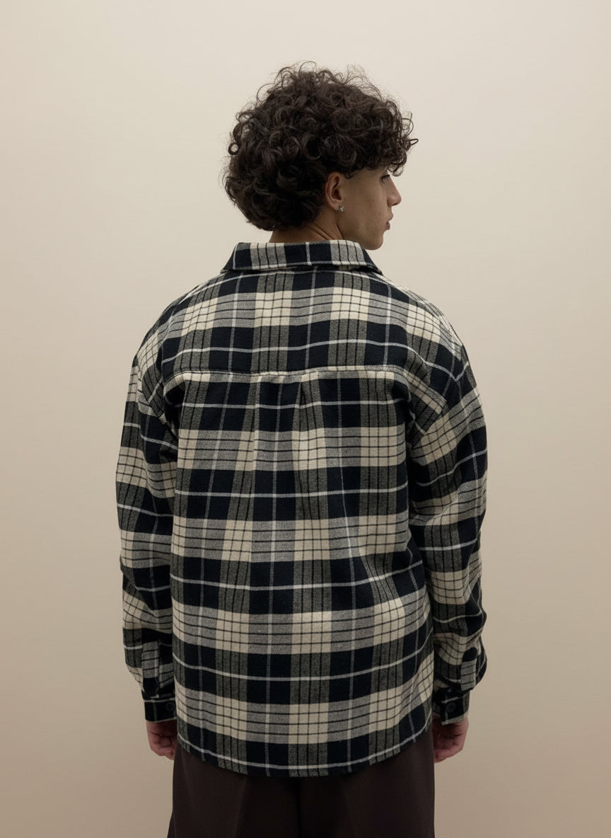 CAMICIA QUADRI IN FLANELLA