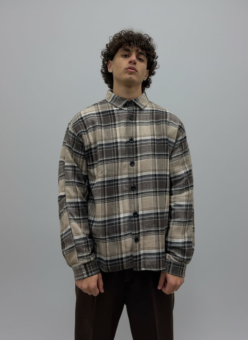 CAMICIA QUADRI IN FLANELLA