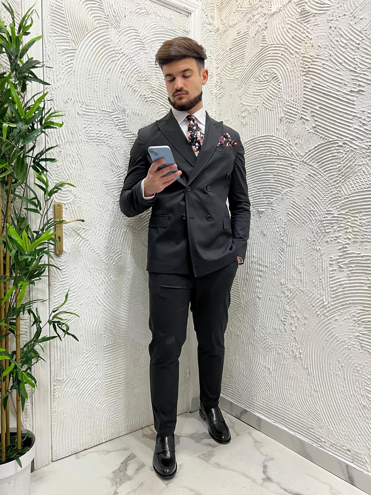 Abito doppiopetto cotone lavato LuxuryCollection ✨