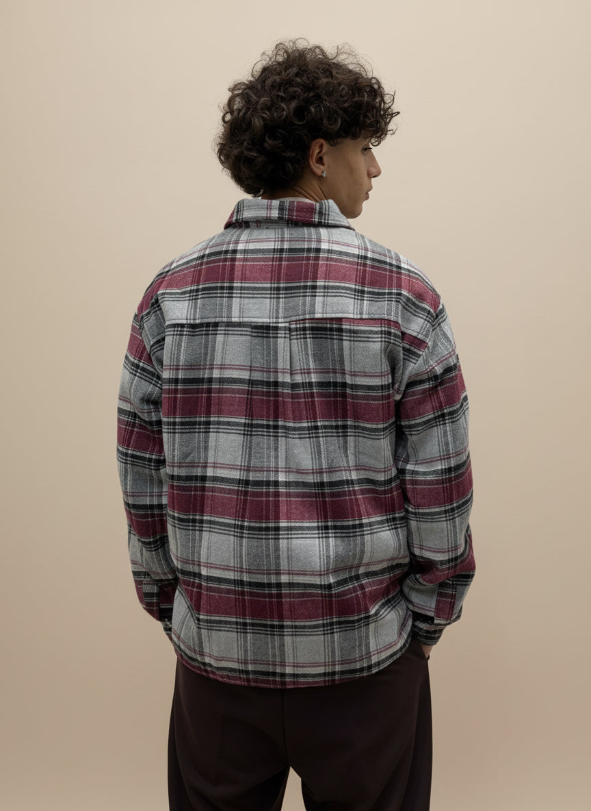 CAMICIA QUADRI IN FLANELLA