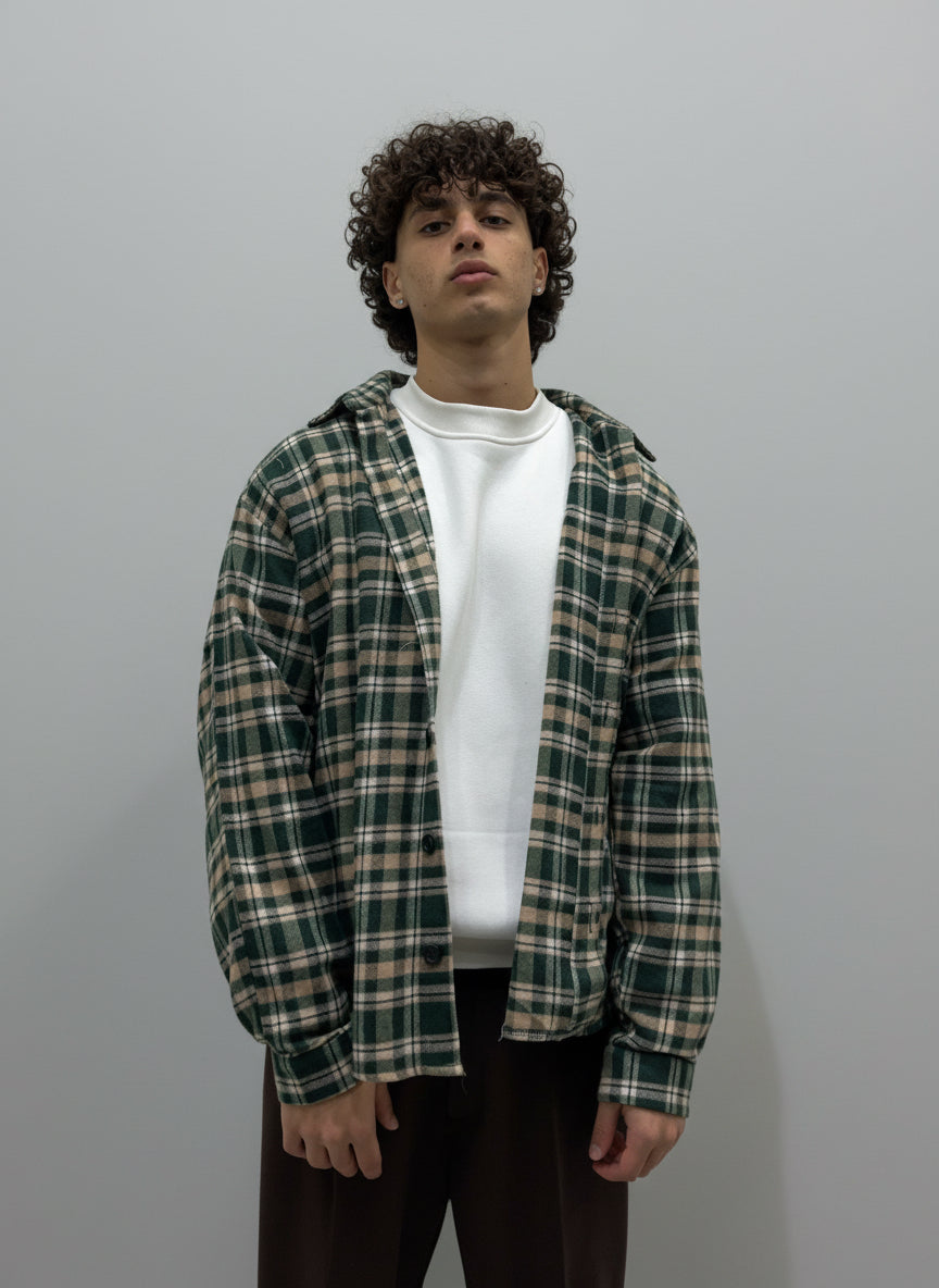 CAMICIA QUADRI IN FLANELLA