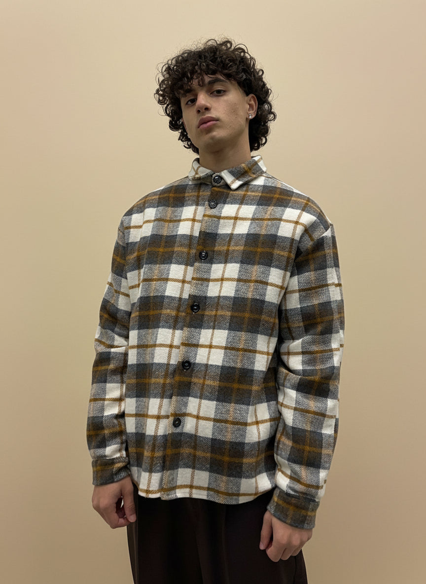 CAMICIA QUADRI IN FLANELLA