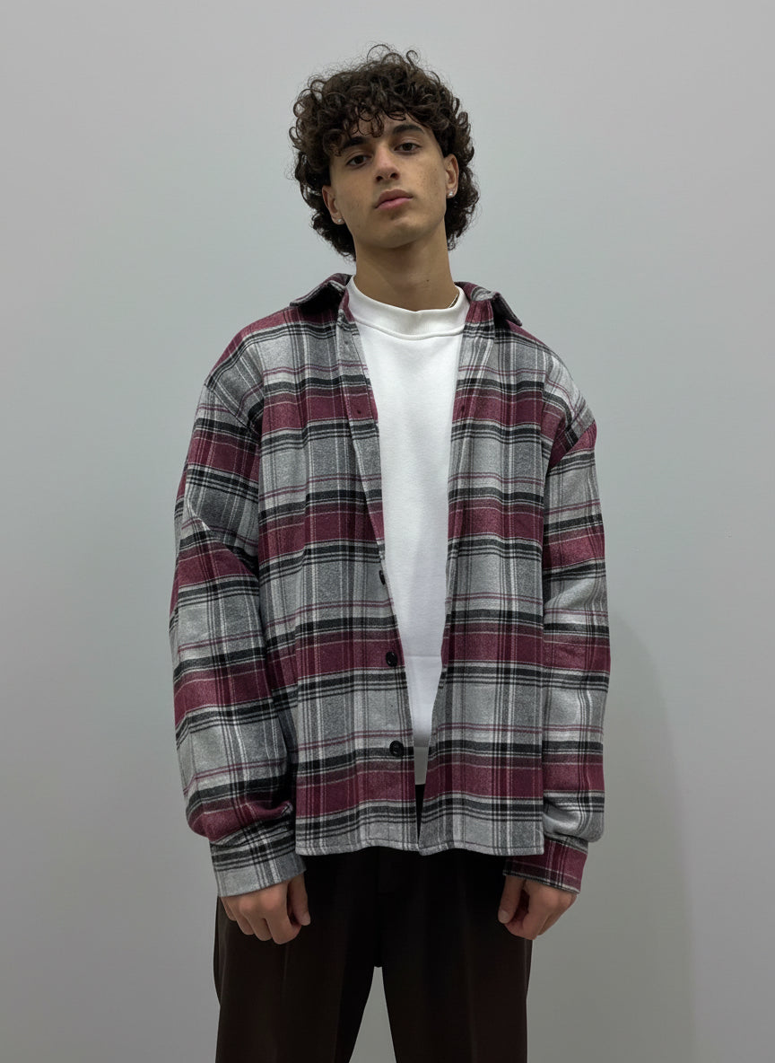 CAMICIA QUADRI IN FLANELLA