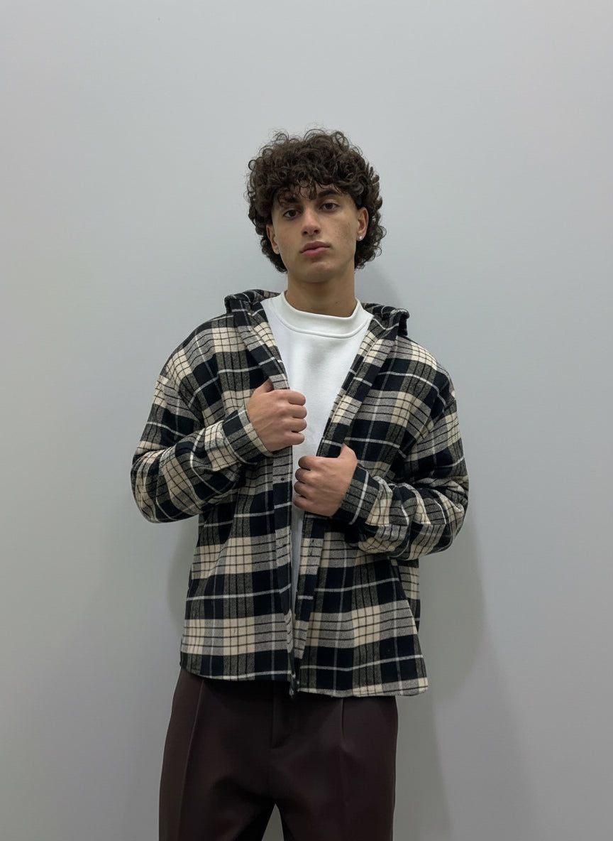 CAMICIA QUADRI IN FLANELLA