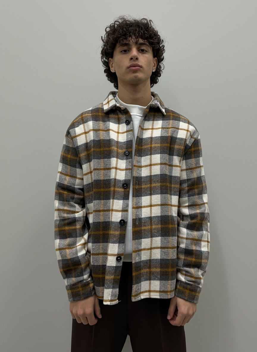 CAMICIA QUADRI IN FLANELLA